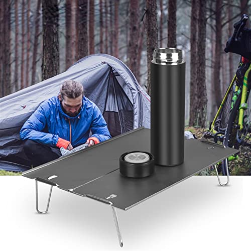 Table pliante en alliage d'aluminium légère pour optimiser l'espace camping