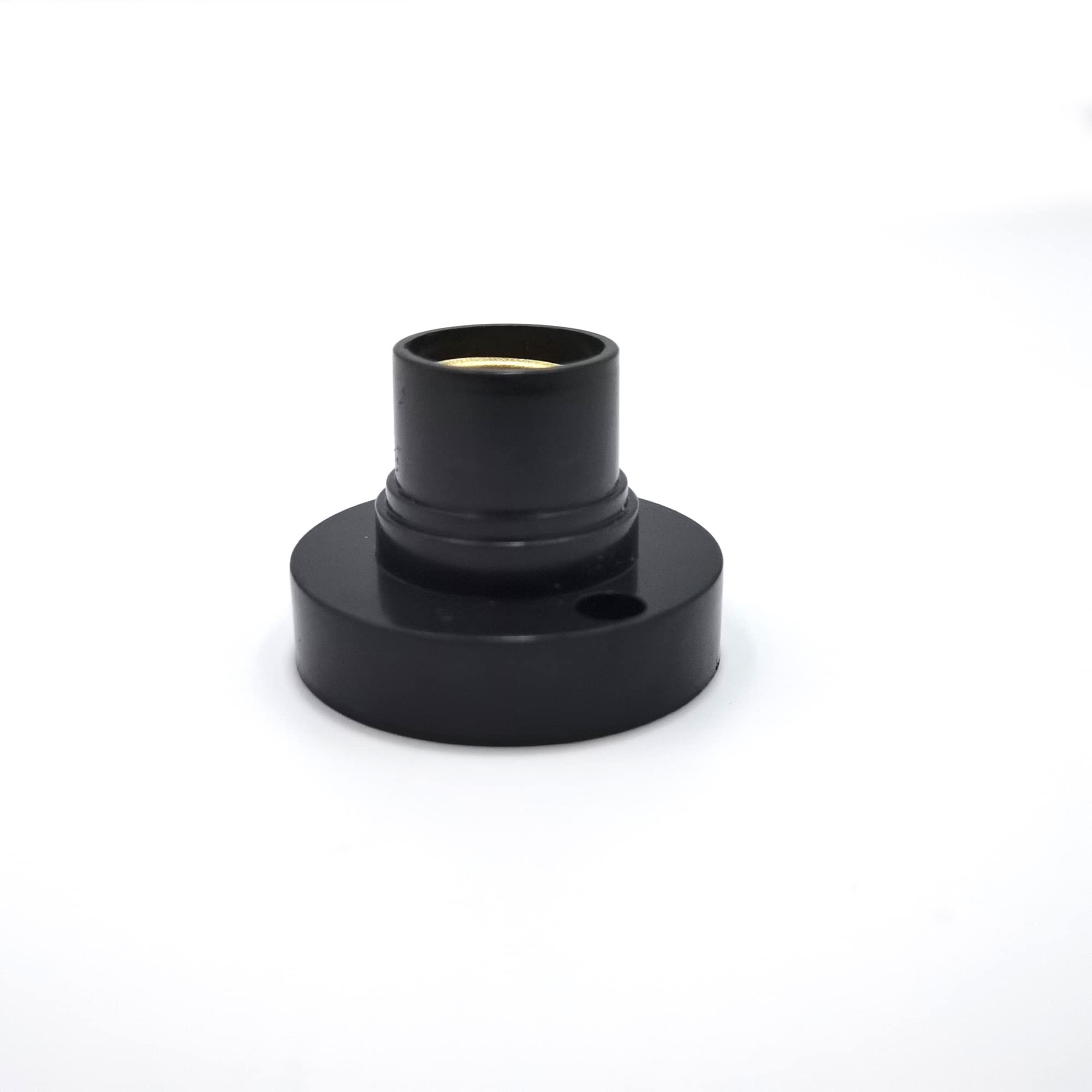 Douille d'ampoule, adaptateur d'ampoule, 10 pièces E14 douille de lampe plate de conversion noire 6A 220V interrupteur d'ampoule protection de l'environnement PBT grande vis vers petite douille de lam