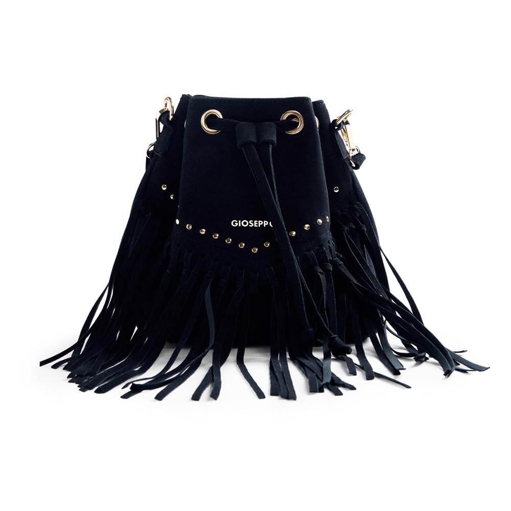 GIOSEPPO Women's Tonka Crossbody Bag, Black/White, Bolso bandolera