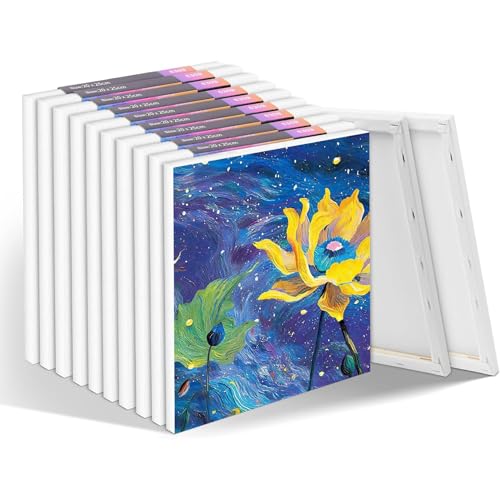 Lista de Paneles de lienzo disponible en línea para comprar. 50 Lienzo para Pintar: 10PCS Bastidores para Pintar, 25cm x 25cm Lienzos Para Pintar Paneles Blancos, Lienzos de Algodón Blanco para Acrílico, Exposición, Creación Artística,...