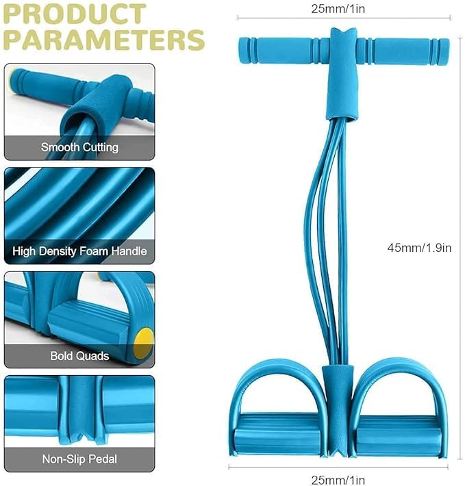 Tummy Trimmer Abs Workout Equipment exercise equipment for home weight loss machine Stomach Exercise Leg Exercise Belly Fat Burner for Men and Women Pull Reducer (Multi Colour) 1
