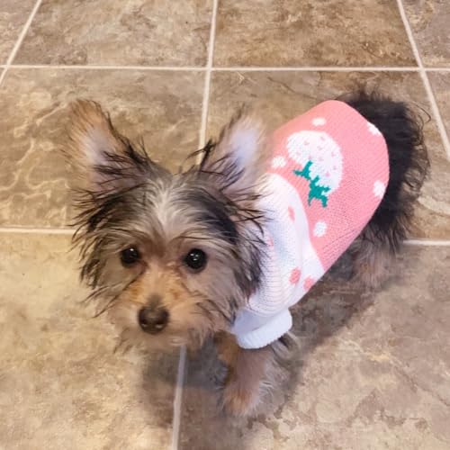 Small Dog and Cat Jumper, Stylish Chihuahua Clothes, Knitted Puppy Pullover Vest Sweater for Autumn and Winter, Soft Turtleneck Pet Apparel for Cat, Chihuahuas, Yorkshire Terriers, XXL - Image 6