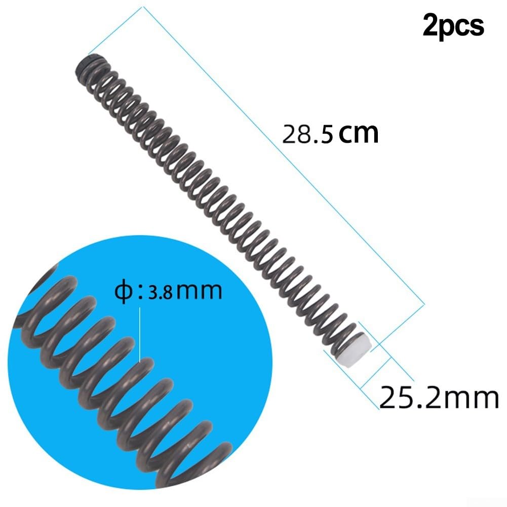 Ressort Hélicoïdal Pour Fourche VTT - Acier, 3 Tailles (A: 23.6mm, B: 25.2mm, C: 27mm)