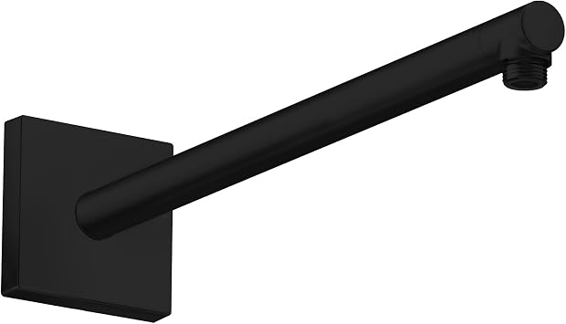 AXOR ShowerSolutions 16-inch Modern Showerarm in Matte Black, 26436671