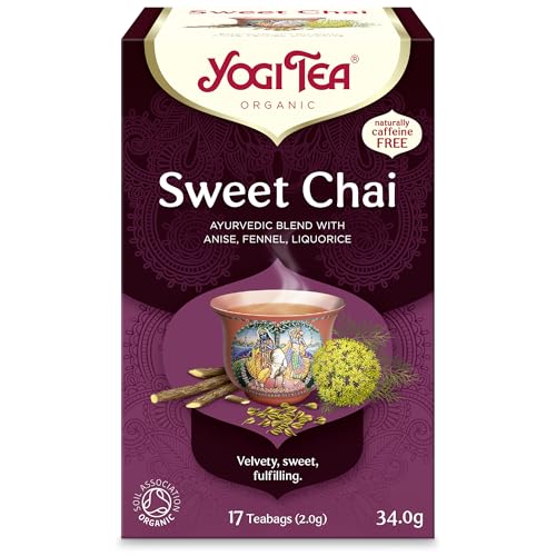 Té orgánico dulce chai 17 bolsitas miniatura 1
