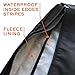 Outdoor TV Cover 86-90 inch - WITH ZIPPER, Weatherproof, Waterproof 360 degrees protection, Soft Non Scratch Interior - Black