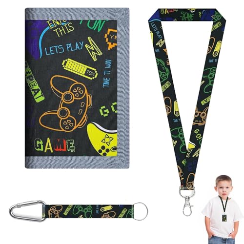 1 Stück Kinder-Portemonnaie Kind Junge mit Schnalle und Kordelzug,...