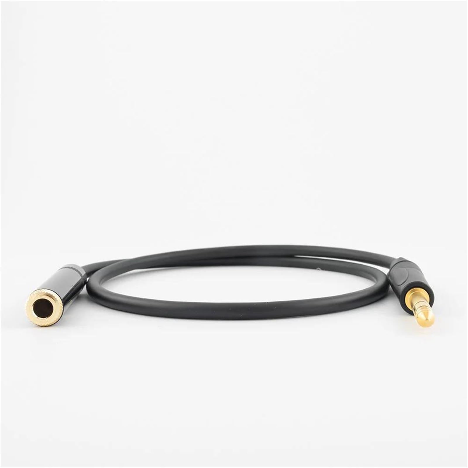 Cables para instrumentos Cable De Extensión De Estéreo Macho A Hembra De 6,35 Mm Cable De Extensión TRS Para Guitarra Y Amplificador Cable De MF(1M)