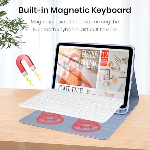 Funda teclado para iPad 11 y 10.9: escribe rápido y sin fallos con panel táctil 5