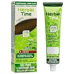 Herbal Time Tintura naturale per capelli Henné Colore Castagna N. 5 | Copre i capelli bianchi | Colore dei capelli semipermanente | Senza ammoniaca, senza solfati e senza parabeni | 75 ml