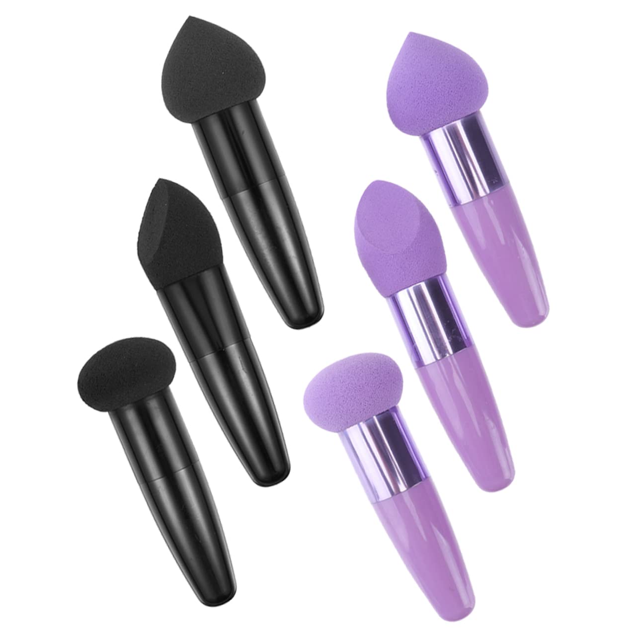 MUCKLILY 6Pcs Makeup Brush Pen Portable Beauty Pens for Foundation Powder and Concealer Versatile Makeup Tools for All Cosmetic Applications