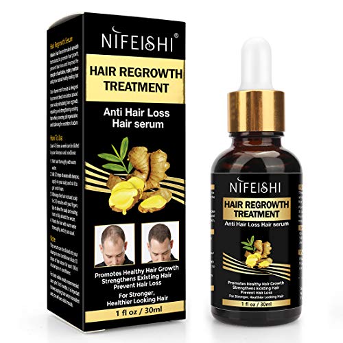 Hair Growth Serum, 2020 Ginger Hair Growth Treatment Oil, Hair Loss and Hair