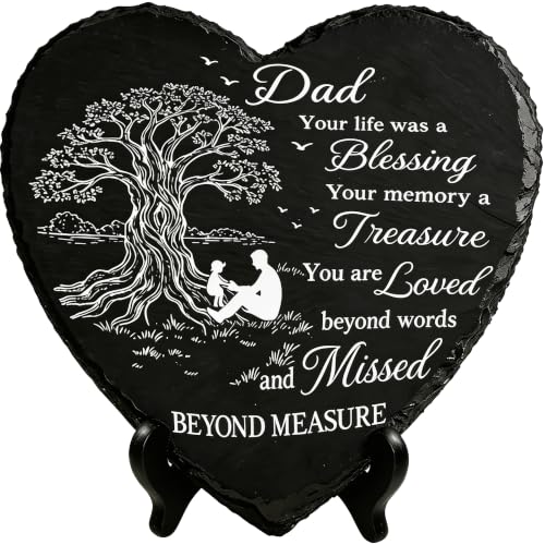 HFhyxin Pierre mémorial jardin 7.87inch plaque remembrance
