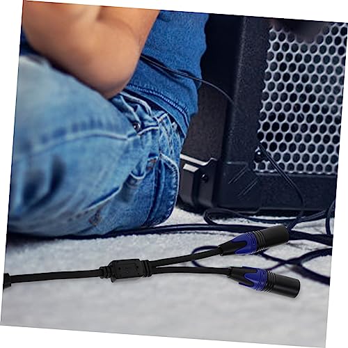GLSTOY 2 Pçs Microfone Azul Com Fio Microfone Xlr Para Xlr Fio De Microfone Cabo De Microfone De 3 P