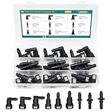 30pcs Fuel Line Repair Kit, Assorted Fuel Line Quick Connectors Hose Release Connect Fittings SAE 7.89mm 9.49mm 9.89mm to ID 8mm