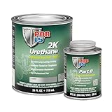 POR-15 2K Urethane - Clear - 32 FL OZ - Two Part Industrial Top Coat | Durable Long-Lasting Coating | Hammer Tough Finish