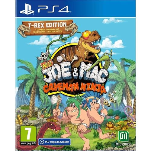 MICROÏDS New Joe & Mac: Caveman Ninja - T-Rex Edition (PS4)