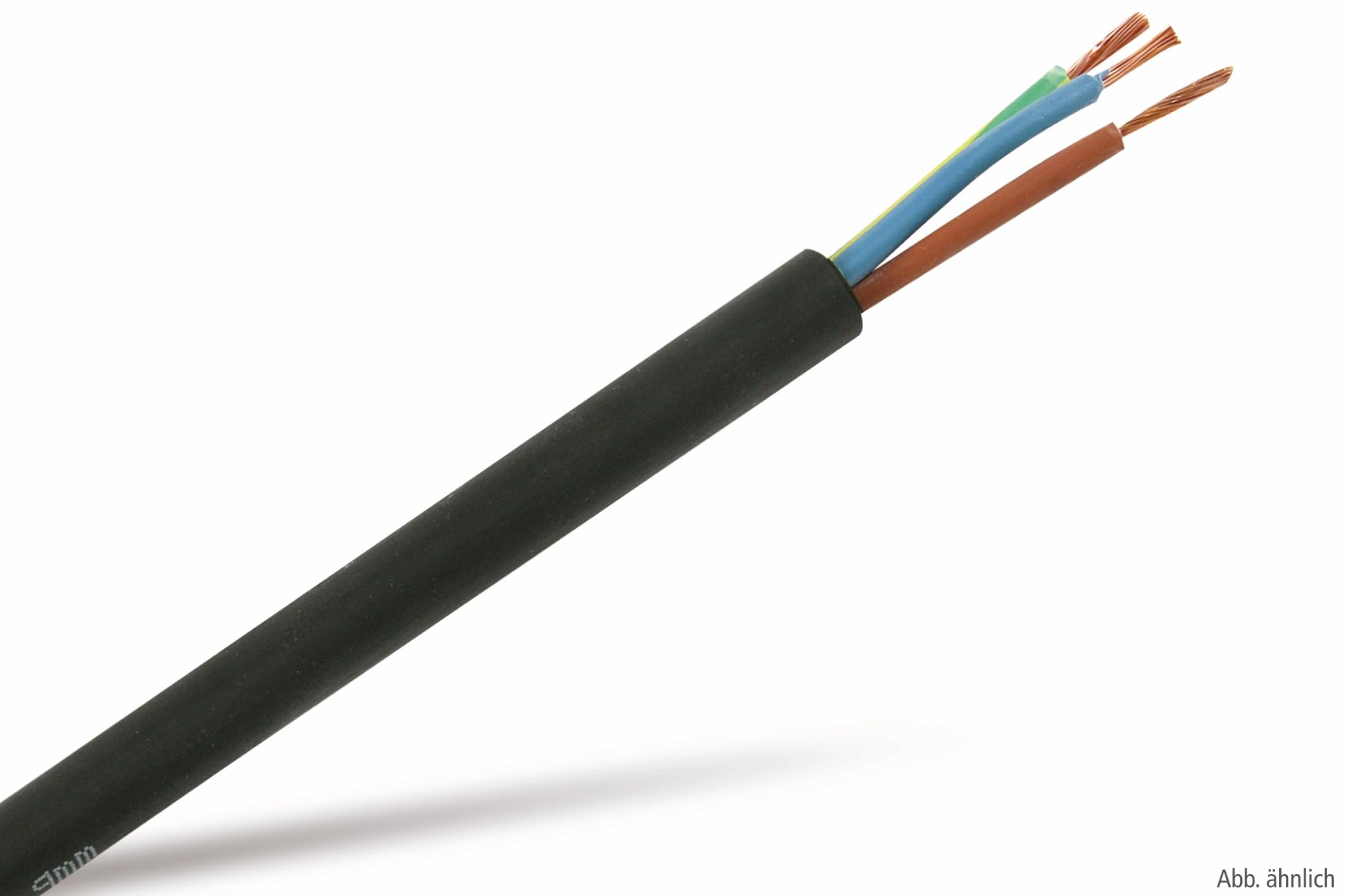 Câble h07RN-f 3G1,5 de 50 anneaux m noir