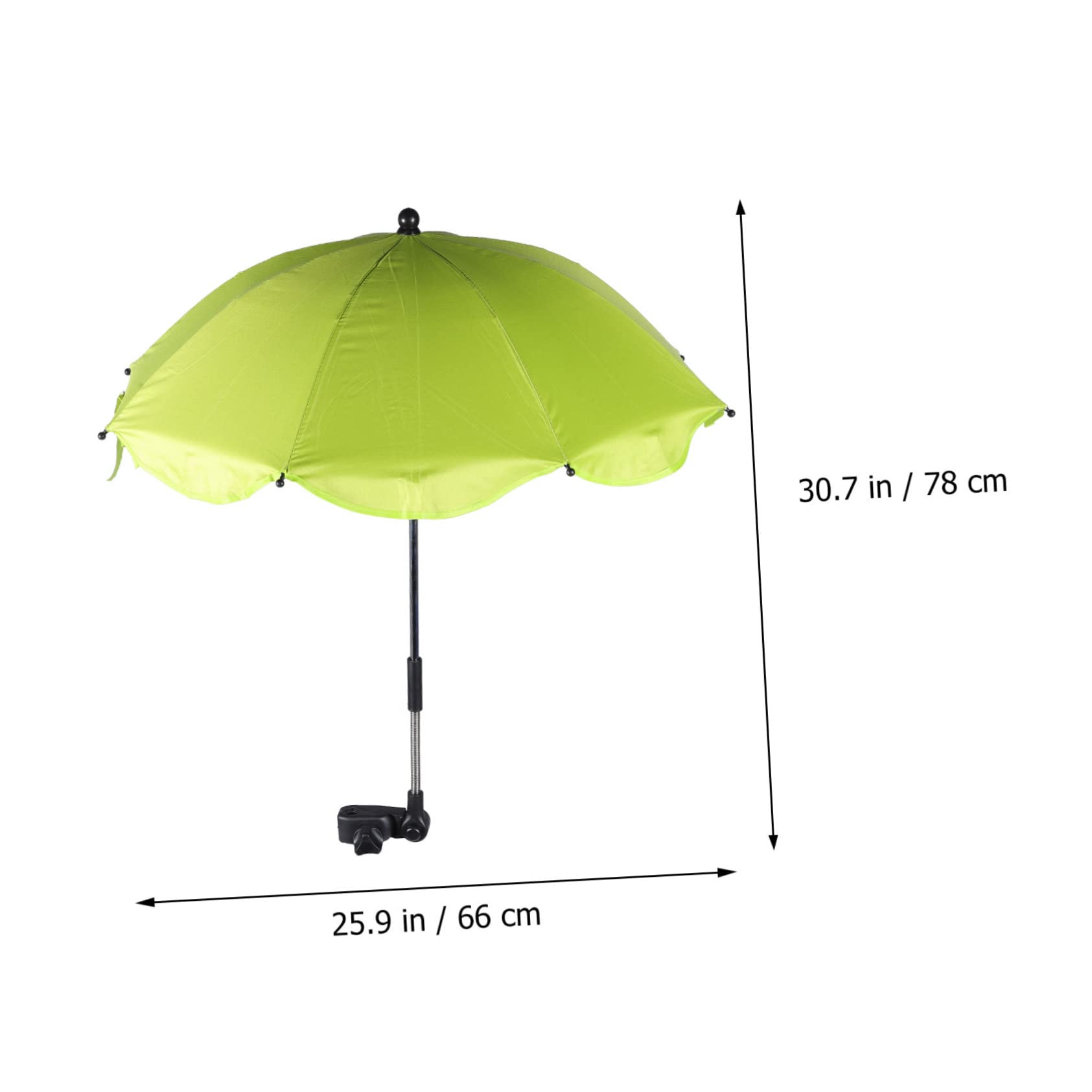 KOMBIUDA 2stücke Stroller Parasol Mit Uv-schutz Abnehmbare Kinderwagen Und Buggy- Für Optimalen Schutz Bei Sonnenstrahlen Und Regen Installieren Langlebig Und Geeignet Für Modelle