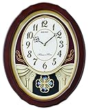  Seiko Reloj de Pared analógico Unisex Subbituminoso QXM338B