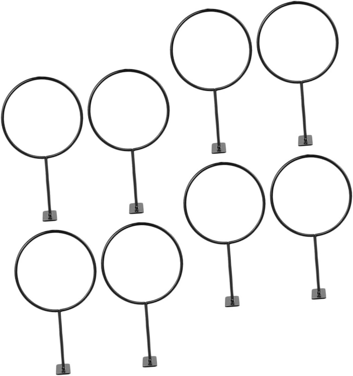 BESTonZON 8pcs Basketball Wall Mount: Ball Display Rack Organizer - Wall-Mounted Sports Ball Holder for Home Garage Football Basketball Volleyball Soccer Rugby