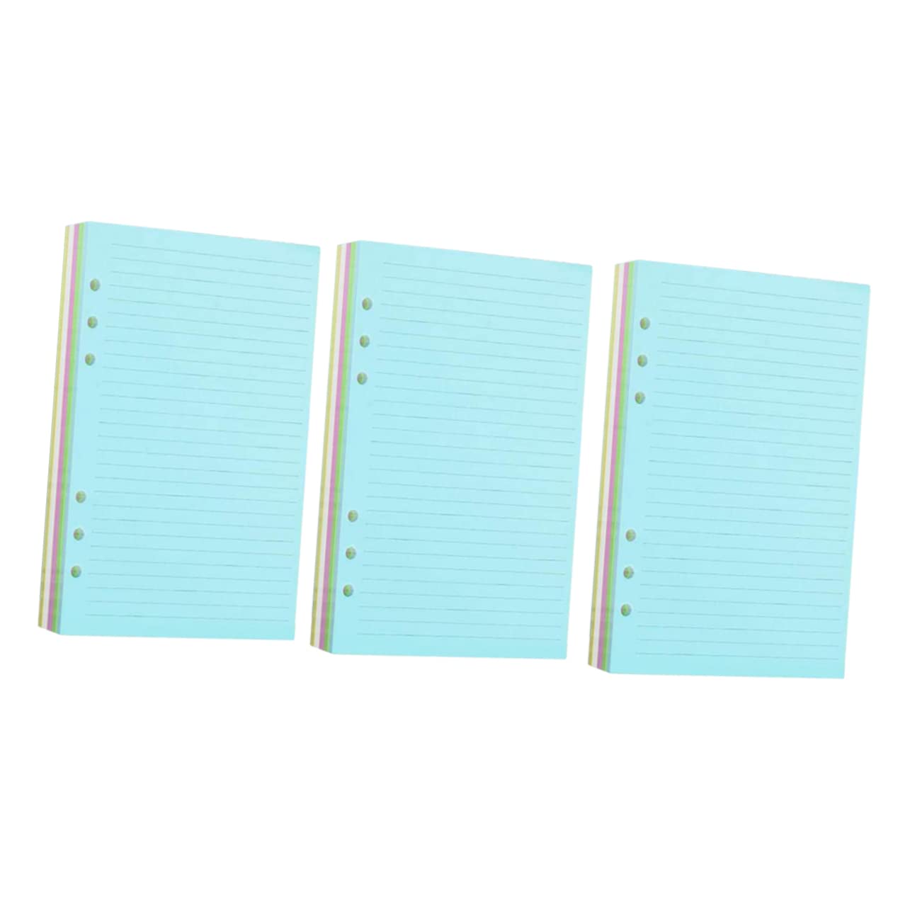 Nachfüllpapier für Notizbücher 3 Stück 6-loch Papier Lose Blätter