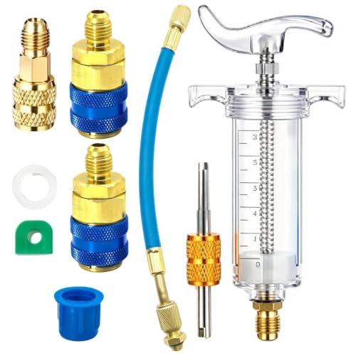 AC Dye Injector - Car Fluorescent Fluid Leak Detection Filler
