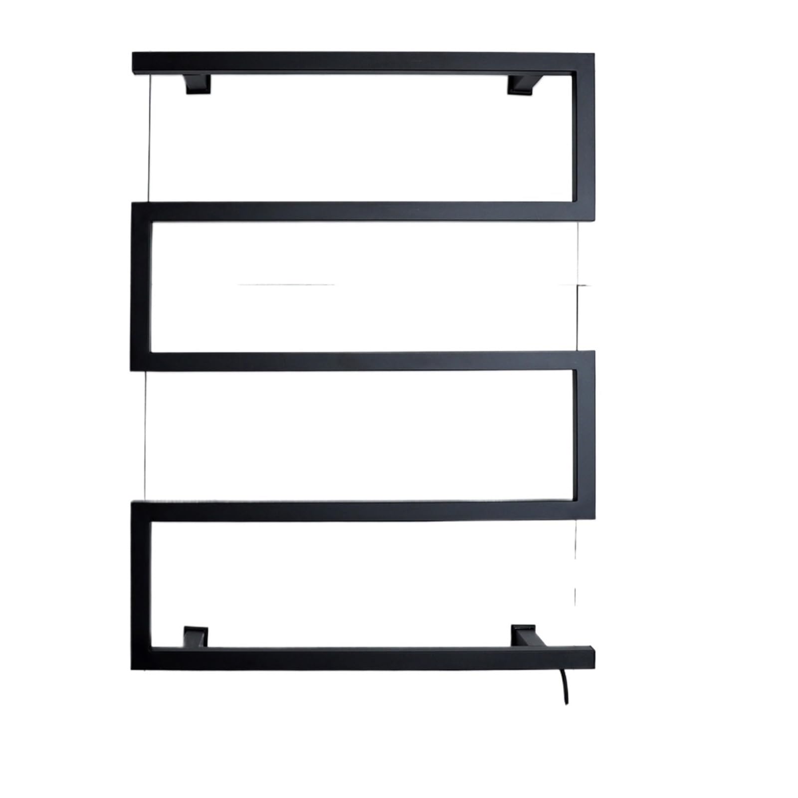 NGTFDCP Towel Warmer, Wall Mounted Steel Electric Hot Towel Cabinet Warmer Drying Rack,for Bathrobes Blankets(Black)