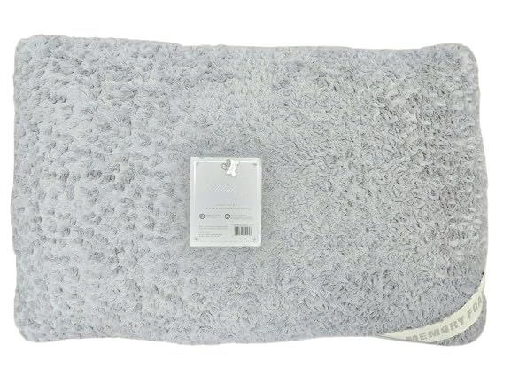 Celebrity Pet Luxury Pet Bed Memory Foam, 36 x 24 x 3 inches, Gray