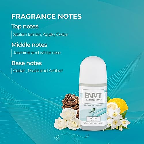 Image of ENVY Aqua Marine Long Lasting Under Arm Roll On - 50ML