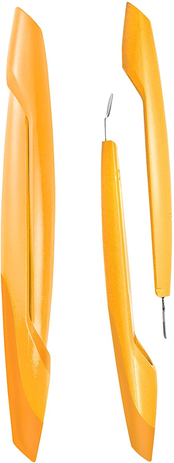 Tenartis Rimuovi Cuticole, Spingi Cuticole con Punta in Acciaio Inox | Strumento Manicure 3 in 1: Spingicuticole, Tagliacuticole, Pulisciunghie