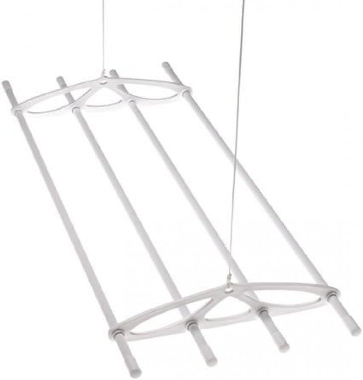 Silver Style Ceiling Airer Wht 80261