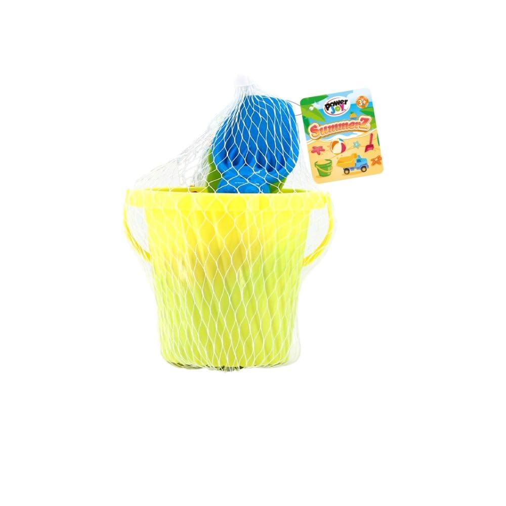 Summerz Bucket 6-Pieces Assorted, Each Sold Separately, Beach Bucket, Sand Play, Kids Toys