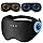 LC-dolida Bluetooth Sleep Mask Headphones with 2 Removable 3D Eye Cups, Bamboo Cotton Sleep Headphones with Timming Setting, Sleep Eye Mask for for Side Sleepers,Gifts for Men Women