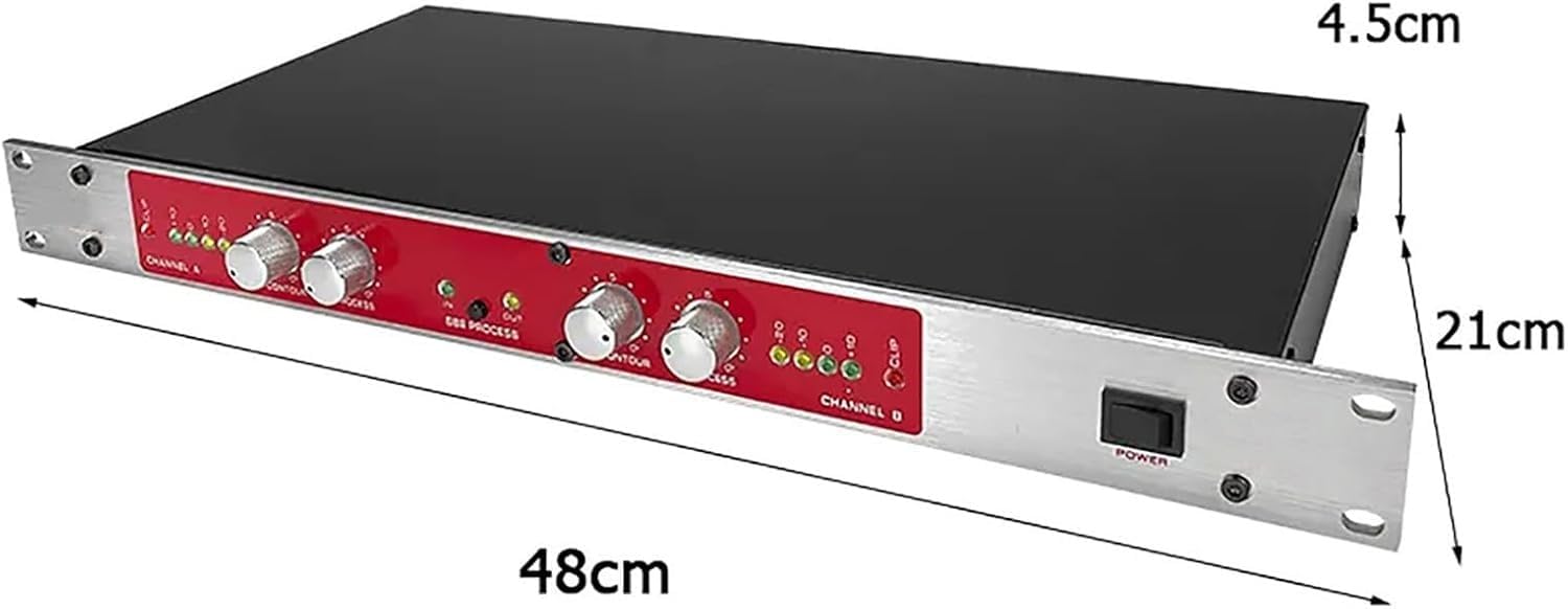 Procesador de audio, excitador de sonido, multiefecto de reverberación digital con ajuste de agudos/graves, para karaoke, escenario, rendimiento