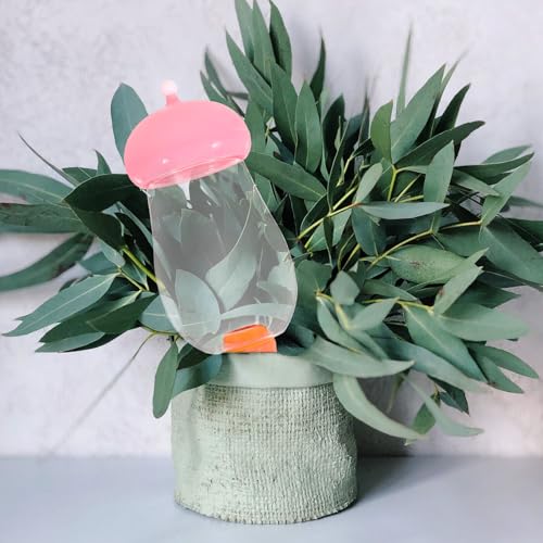 Toyvian 大容量キノコ型自動水やり器 水やり当番植物用スパイク ガーデン用自動散水ツール 鉢植え 園対応 留守中も簡単給水