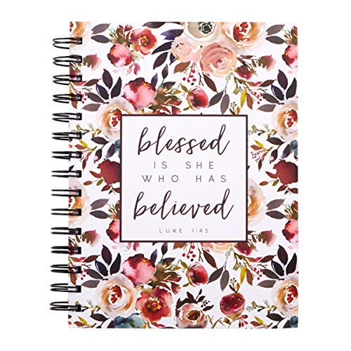 Carnet de notes à spirales Luke 1:45 Blessed is She format 8 pouces - 2