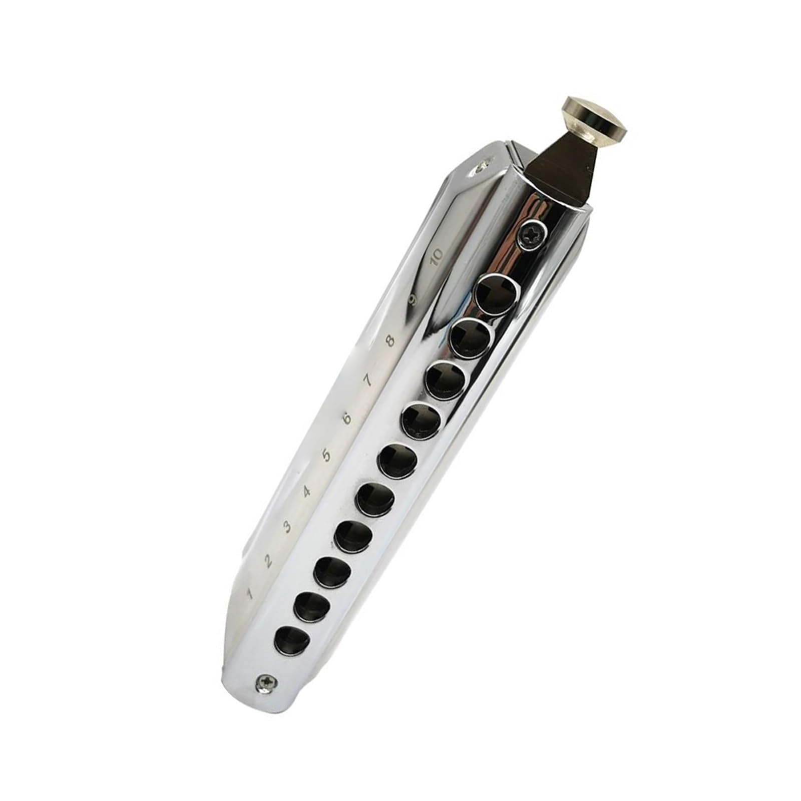 Armonica Blues Armonica Cromatica Chiave C 10 Fori 40 Toni | Armonica cromatica professionale chiave C 10 fori 40 toni per principianti adulti