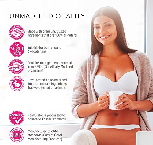 Bustmaxx - All Natural Breast Enhancement And Enlargement Pills (2 Bottles) | Bust Amplification Supplement With Saw Palmetto, Fenugreek And Dong Quai, 120 Count #TOP3