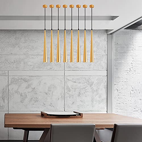 Spots de bar suspendus or réglables pour chambre 6000K