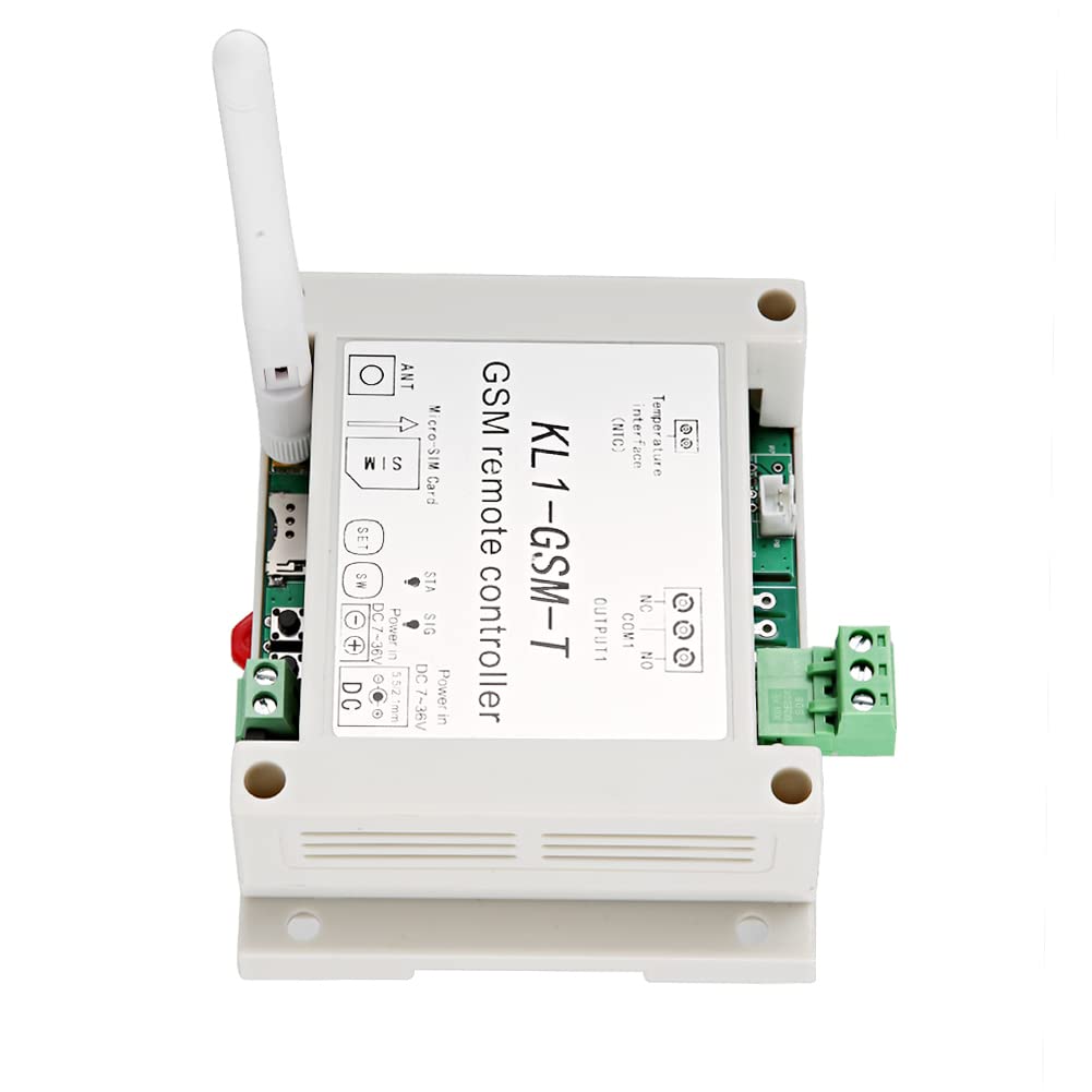 The KL1-GSM-T GSM Temperature Control Sensor is a remote temperature controller suitable for 7-36VDC power supplies. It features 6 automatic temperature control functions and is ideal for industr