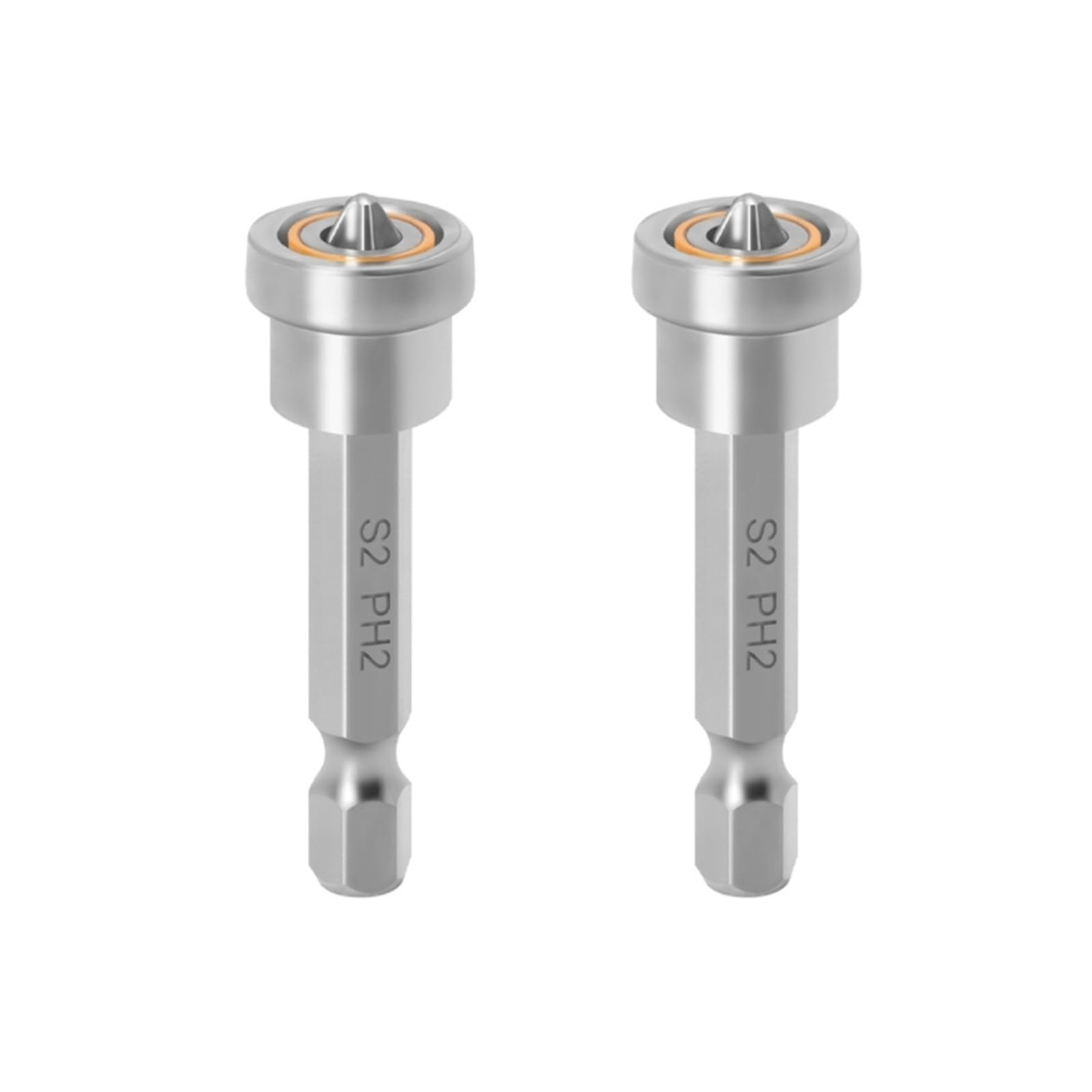 Screwdriver Bits Locating Batch Head PH2 - Drywall & Plasterboard Bits (2 PCS-50mm)
