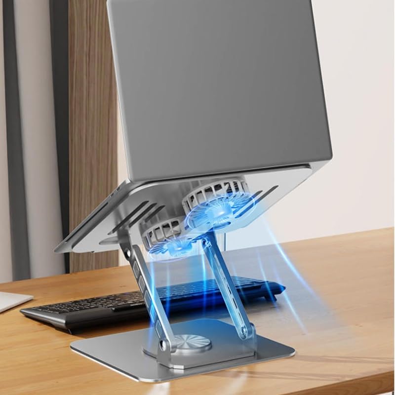 Aluminum Alloy Desktop Flat Panel Laptop Computer Cooling Fan