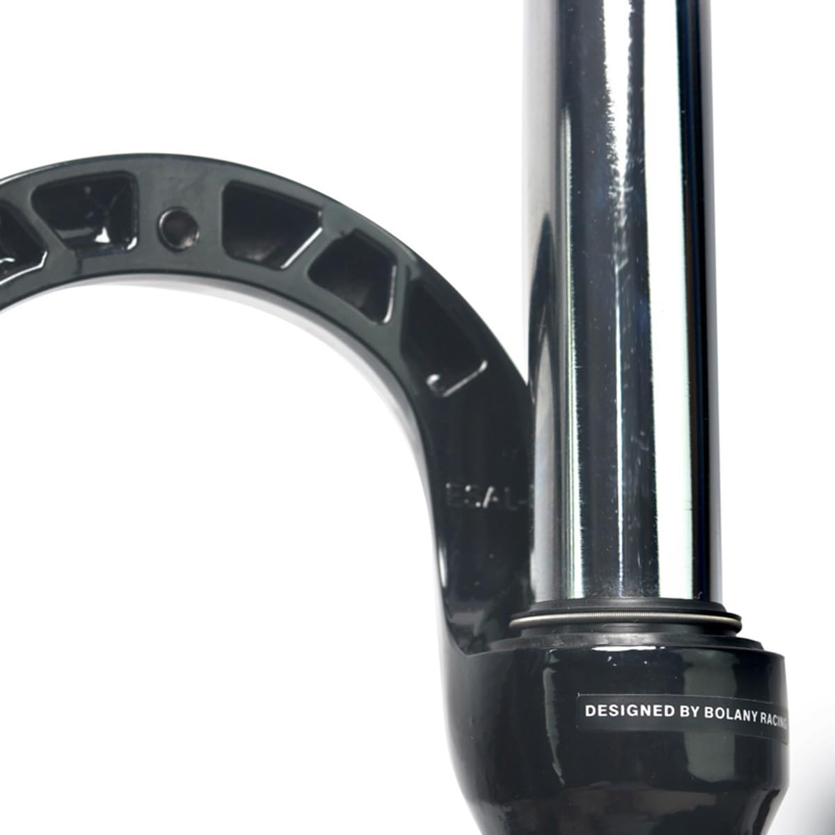 Horquilla Delantera para Bicicleta de montaña de 24 Pulgadas, Tubo de dirección Recto de 1 1/8", Horquilla de suspensión mecánica de 100 mm de Recorrido, liberación rápida, Freno d