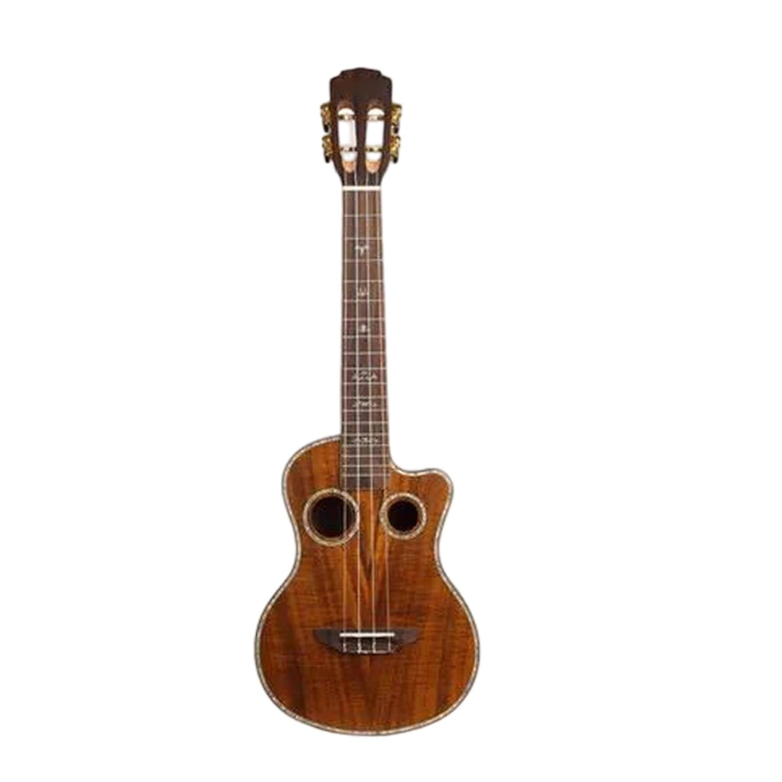 Profesjonalna Ukulele Ukulele Tenorowe 26 Cali Podwójny Otwór Rezonansowy Pokrowiec Pasek Na Tuner Kapodaster
