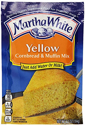 Martha White Yellow Cornbread & Muffin Mix, 6.5 Ounce #TOP20