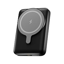 UNIQO Power Mag 10K – PowerBank 10000mAh, Ricarica Wireless 15W, PowerBank Magnetico MagSafe, Ricarica Rapida, USB-C Power Delivery 20W(PD 3.0), Caricabatterie Portatile da Viaggio, Compatto, Nero