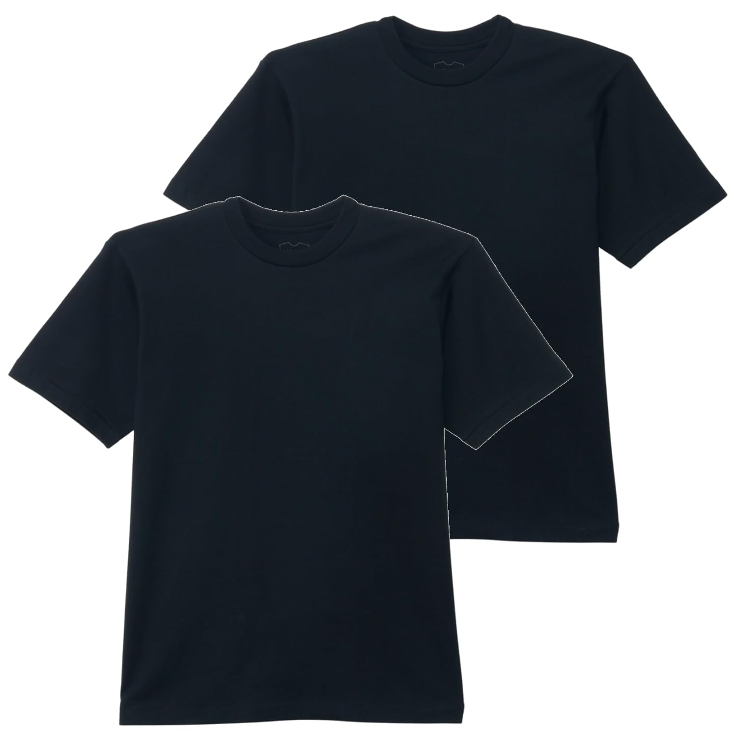インナーシャツ 半袖 丸首 綿100% - 2P Hanes T-SHIRTS…