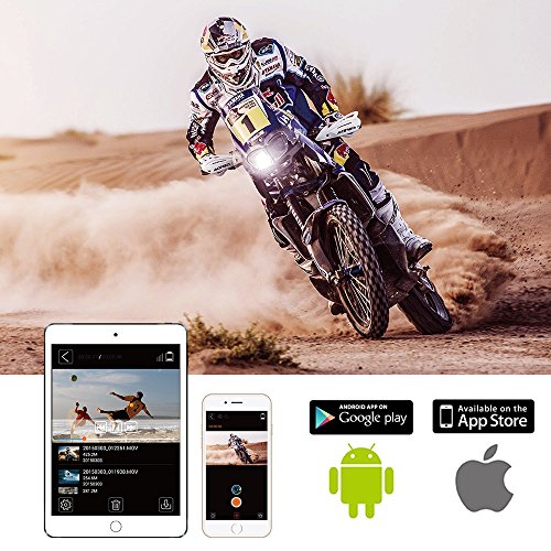 ThiEYE Action Cam HD Actionkamera Wifi 12MP 1080P 30fps Sport Kamera 1.5 Zoll 40M Wasserdichte Helmkamera mit 1000mAh… – Bild 6