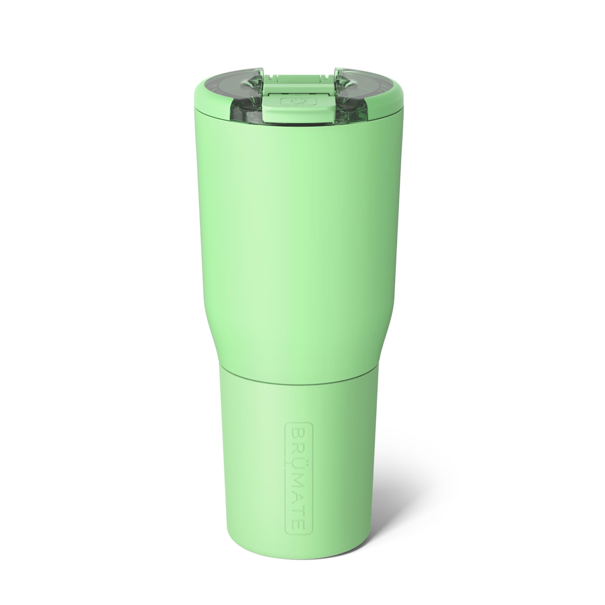 BrüMate Nav 35oz 100% Leak Proof Insulated Travel Tumbler with Magnetic BevLock™ Lid - Double Wall Cup-Holder Friendly Stainless Steel Mug (Kiwi)